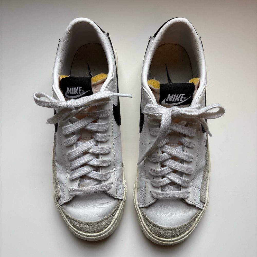 Nike White and Black Athletic Shoes